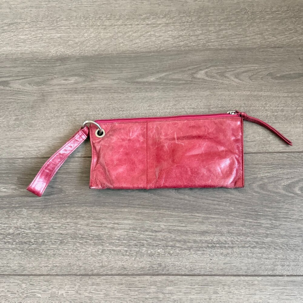 Hobo Clutch Bag in Red